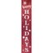 60-Inch Happy Holidays Wall Stencil | 3818L by Designer Stencils | Word & Phrase Stencils | Reusable Art Craft Stencils for Painting on Walls, Canvas, Wood | Reusable Plastic Paint Stencil for Home Makeover | Easy to Use & Clean Art Stencil